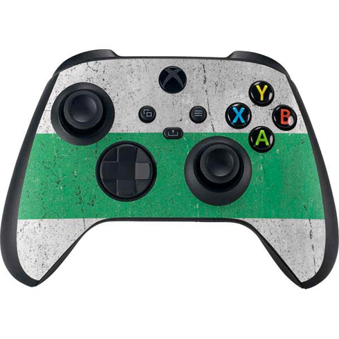 Nigeria Flag Distressed Xbox Series X Controller Skin